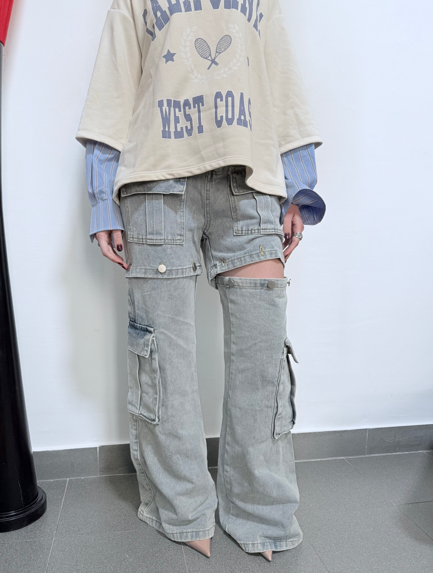 JEANS BOTTONI
