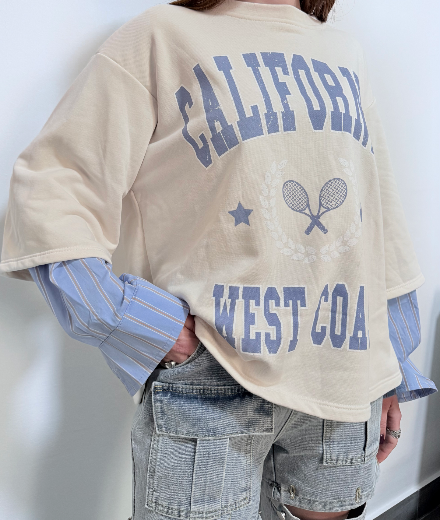 FELPA OVER CAMICIA