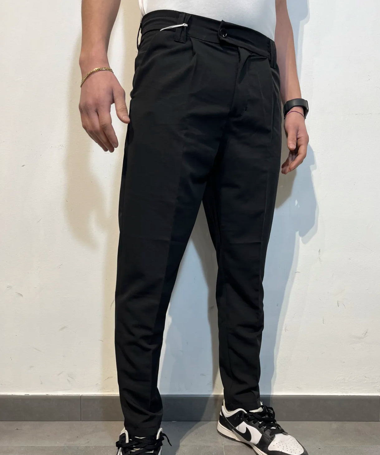 PANTALONE REGULAR NERO